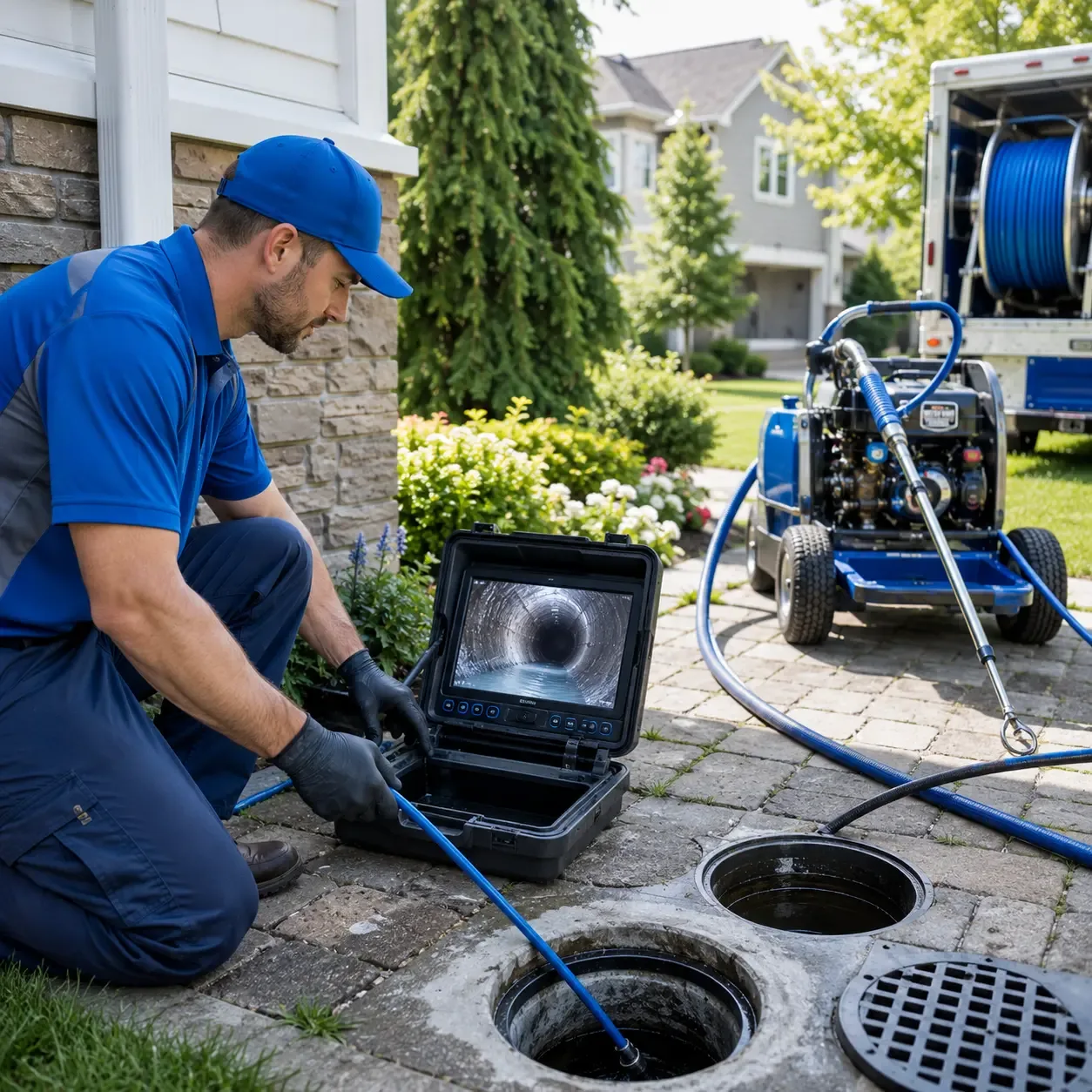 Outdoor drain cleaning professionals serving North River, NY